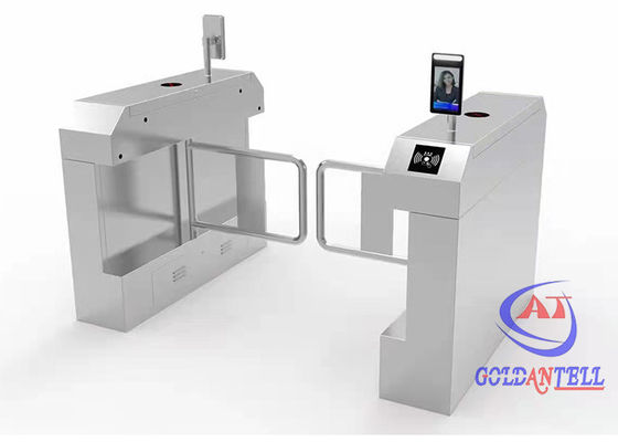 Anti-crush autogate 2 way barrier High speed optical face recognition turnstiles swing barrier gate