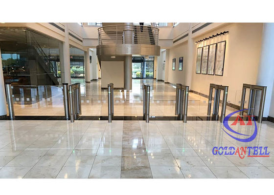 Multiple Channel Gym Speed Gate Turnstile With Facial Recognition / NFC For Art Gallery