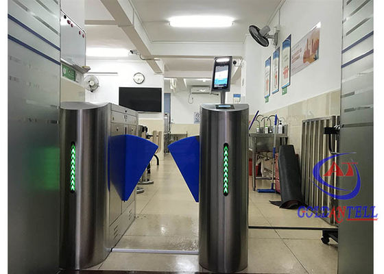 Safety System Security Turnstile Gate 550-900mm With Face Recognition RFID