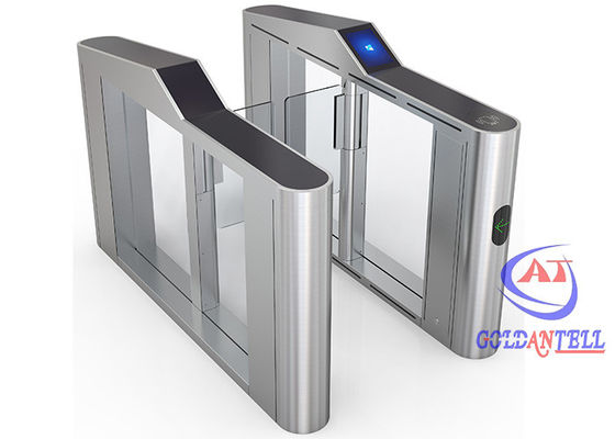 Width 900mm Pedestrian Turnstile Gate Stainless Steel 304/316 Double Wing