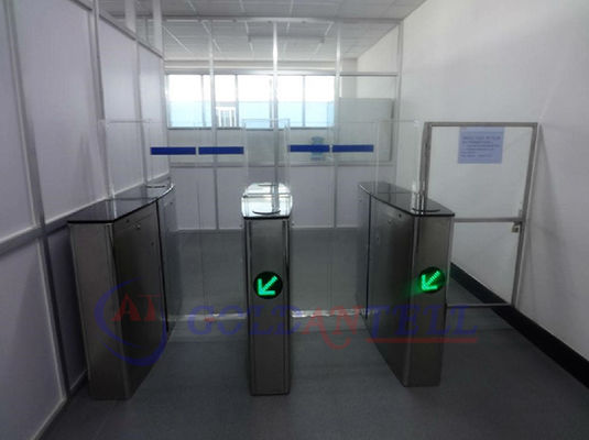 Full Automatic Speed Gate Turnstile with 550mm-600mm Passage Width 30-40 Persons/Min Pass Speed and IP54 Protection