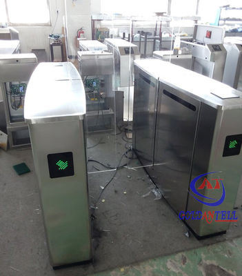1.8M Full High Turnstile with 304 Stainless Steel Construction and IP54 Protection for Secure Dual Lane Entry