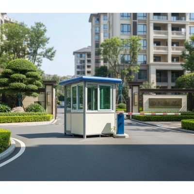 Composite Panels Security Guard House Customizable Gross Weight 320KG 550KG Depend Size Weather Resistant Security Shelter