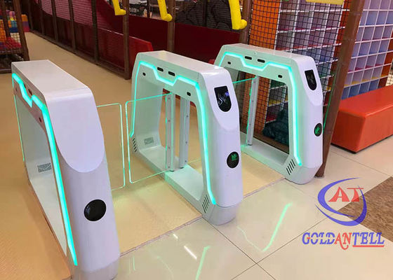 High Speed Optical Face Recognition Turnstiles Anti Crush Swing Gate Turnstile