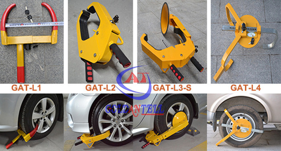 Double thorn needle 10 Inch Car Wheel Clamp for trailers , A3 Steel Material