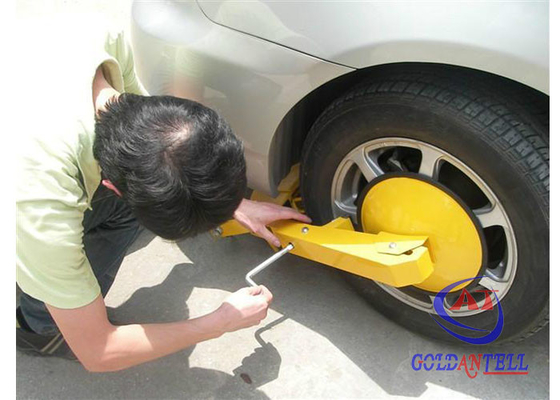 Anti static Truck steering wheel clamp lock with anti prizing and anti theft function