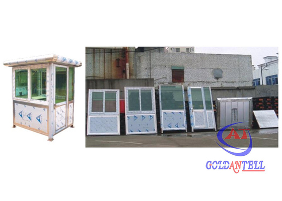 SS 1.2×1.5×2.4m 안보 가드 하우스는 경비원 부스 5 분 시설을 모읍니다