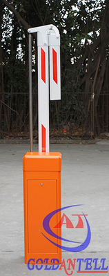 Foldable Pole Remote Control Parking Boom Gate Working at 220 / 110 Voltage , Rail Speed 3 - 6 Second
