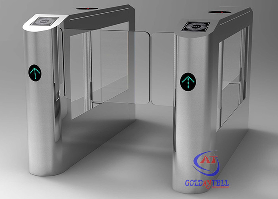 rfid 판독기 DC 24V와 TCP / IP 빠른 통과 자동 보안 속도 게이츠 회전식 십자문