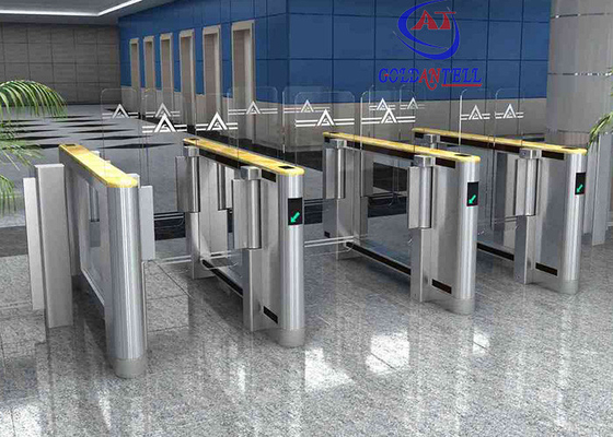 자동 rfid 판독기와 공항 / 메트로 / 수영 홀 속도 게이트 회전식 십자문