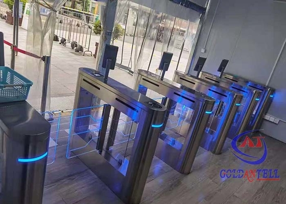 저소음 광학 표면 인식 회전식 십자문 고속도 반대 분쇄 변동 장애물 게이트