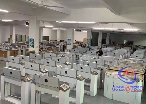 사무실 건물을 위한 자동 RFID 회전식 십자문 게이츠 얼굴 인식 터미널