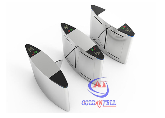 얼굴 인식 / RFID 접근 제어와 고속 보안 소동 회전식 십자문 게이츠