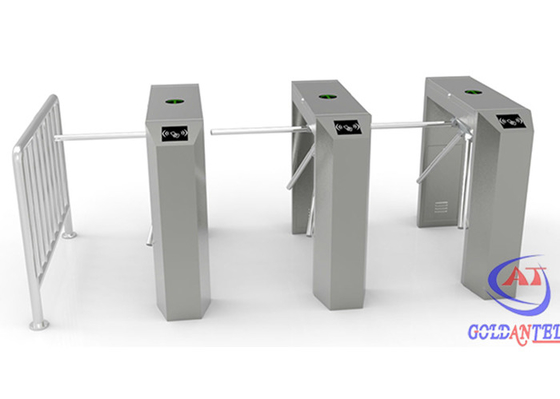 RFID 삼각대 회전식 십자문 게이트 기구, 스테인레스 강 출입 보안 시스템