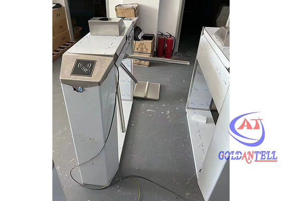 Electronic Attendance System ESD Gate Stainless Steel Revolving Tripod Turnstile Gate