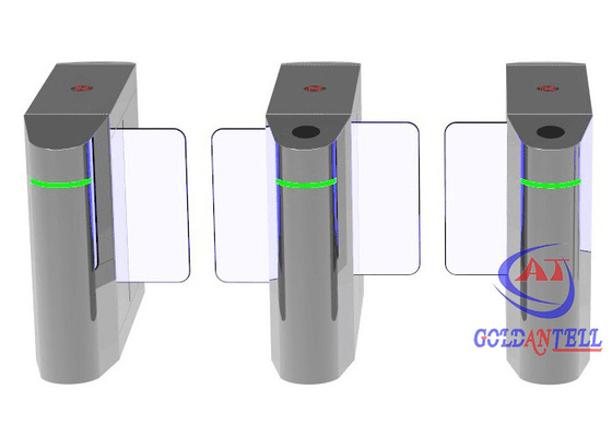 빠른 패스 RFID 안보 회전식 십자문 게이츠 브러쉬리스 모터 생체 측정 얼굴 인식