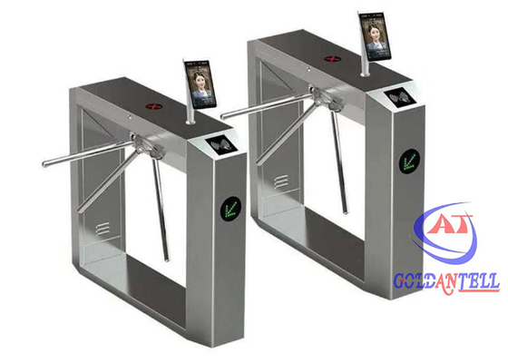 rfid 판독기는 보안상 3번 게이트 팔 평범한 얼굴 스캐너 허리 높은 회전식 십자문을 자동화했습니다