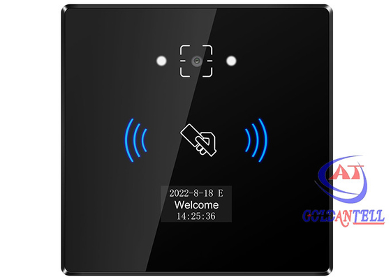 방수 OLED 디스플레이 리눅스 회전식 십자문 보안 시스템 RFID 카드 QR 코드 구름 접근
