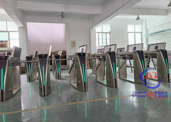 LED 라이트와 야외 접근 제어 회전식 십자문 앤티 러스트 스테인레스 강