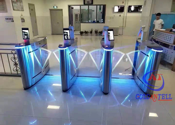 RFID 평범한 입구를 구축하는 사무실을 위한 자동 플랩 장애물 게이트