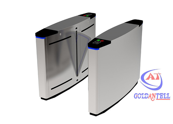 보안 회전식 십자문 게이츠를 회전시키는 rfid 판독기 소동 장애물 게이트 지문 접근 제어