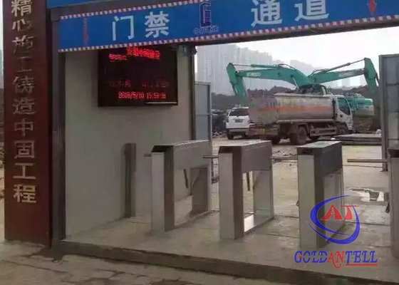Bi Directional Semi Automatic Tripod Turnstile Gate With Qr Barcode Reader
