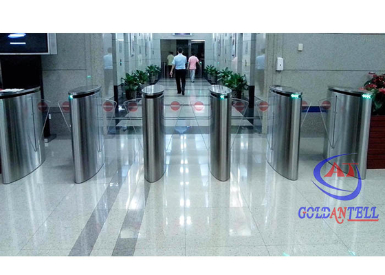 빠른 자동 240v 플랩 장벽 시스템 스마트 액세스 제어 경기장용 RFID 카드