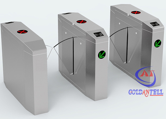 SUS 304 RFID 카드 리더 플래프 장벽 게이트 액세스 제어 지문 액세스 제어 플래프 회전기