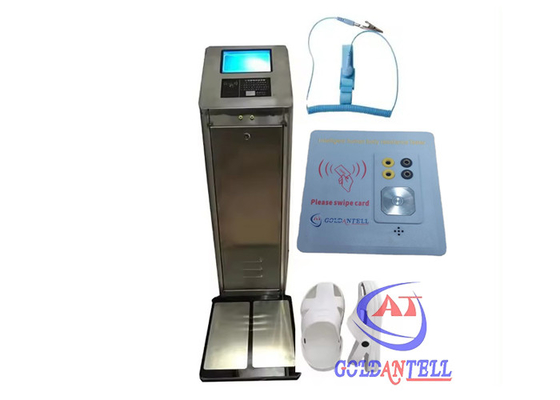 8인치 LCD 디스플레이 RFID 리더 손목밴드 및 발 페달과 함께 ESD 장비