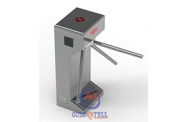 IP62 IC ID Card Access Three Arms Access Control Turnstiles Bidirectional 110V / 220V