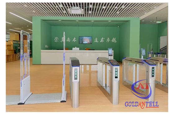 학교 RFID 카드 전 자동 얼굴 인식 턴스타일 양방향