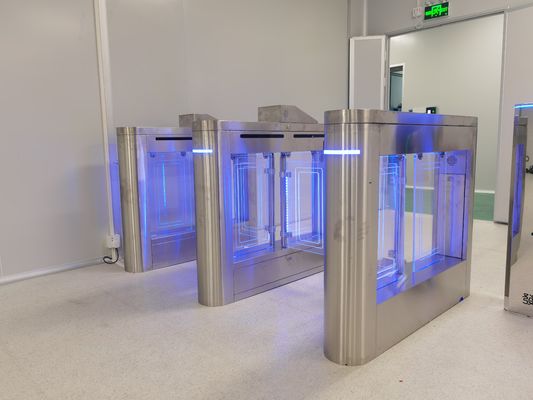 304 Stainless Steel Swing Turnstile with Facial Recognition Access