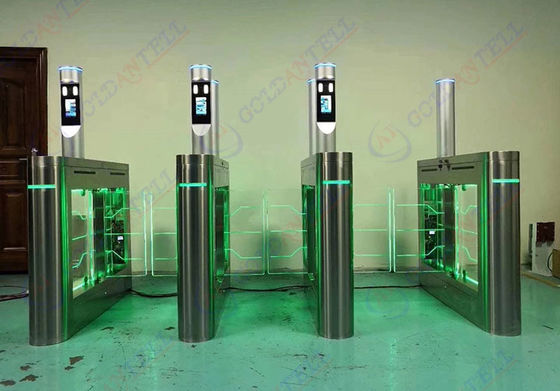 304 Stainless Steel Swing Turnstile with Facial Recognition Access