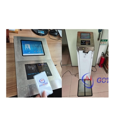 RFID 카드 리더와 ESD 게이트 8 인치 스크린 손목 스트랩 테스터