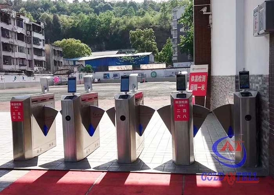 높은 보안 얼굴 인식 RFID 플랩 장벽 문