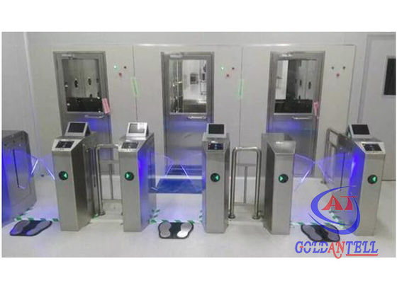 ESD Turnstile System With Builit in 8 Inch Computer Source Human Body Statics Human Boday ESD Turnstile