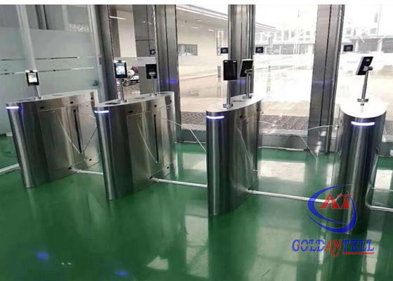 얼굴 인식 박형과 반대 RFID 광학 소동 장애 회전식 십자문