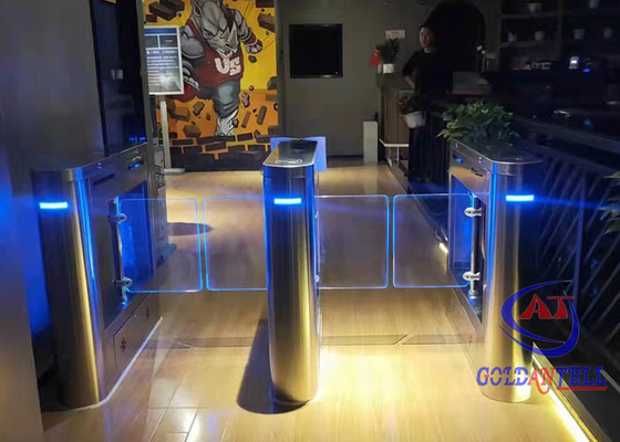 체육관 보안 회전식 수문 회전식 십자문 허리 높은 RFID 접근 제어