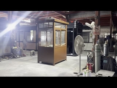 컬러 스틸 완전 장비 통합 티켓 부스 커스터마이징 디자인 & 색상