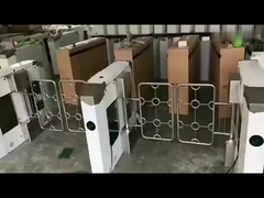 GAT-603 스테인리스 스틸 방수 듀얼 레인 스윙 배리언트 턴스틸 충돌 방지