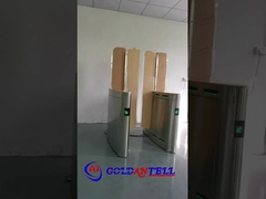 GAT-623 메커니즘 1.8미터 높이 유리 장벽 속도 브러시리스 모터와 함께 턴스틸 게이트