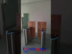 GAT-632 고 보안 스테인리스 스틸 슬라이딩 장벽 게이트 보안 문 메커니즘 지문