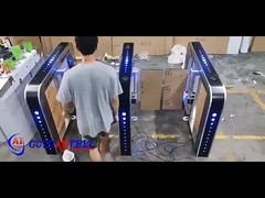 현대 디자인 워터파크 보안 보행자 터닝타일 게이트