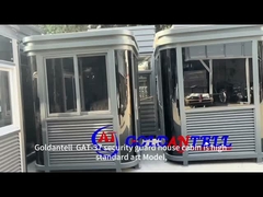 단단한 강철 전공 보안 경비실 임시 사용자 지정 로고