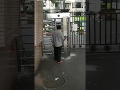 카드 리더 또는 멀티 액세스 제어 시스템과 함께 실내 / 야외 전체 높이 턴스틸 게이트