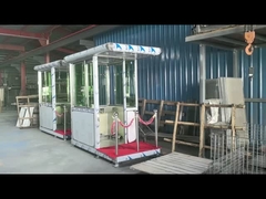 야외 이동식 보안 경비 부스 스테인리스 스틸 방수